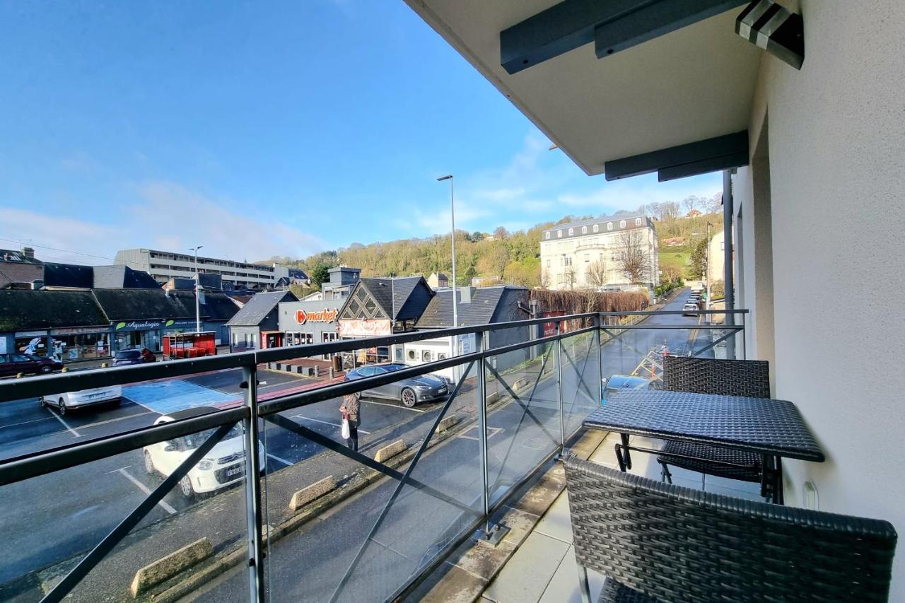 Chez Lou Et Dan 4P Apartment With Balcony Elevator And Secure Parking Honfleur Exterior foto